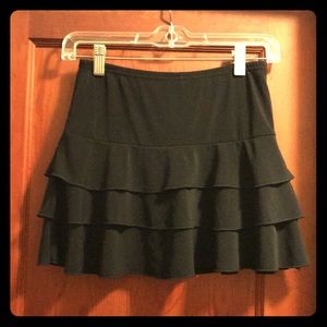Black skort